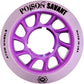 Roller Skate Wheels Atom Poison Savant Hybrid Roller Skate Wheel (Pack of 4) Atom The Groove Skate Shop