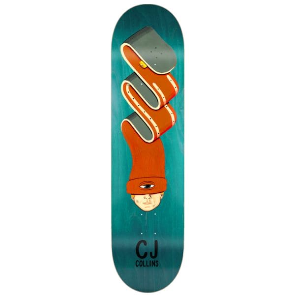 Skateboard Decks Toy Machine CJ Collins Skate Beanie Skateboard Deck 8.0" The Groove Skate Shop The Groove Skate Shop