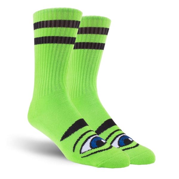 Socks Toy Machine Socks - Sect Eye Green Toy Machine The Groove Skate Shop