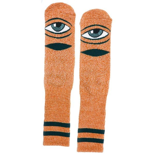 Socks Toy Machine Socks Sect Eye Heather (Orange) Toy Machine The Groove Skate Shop