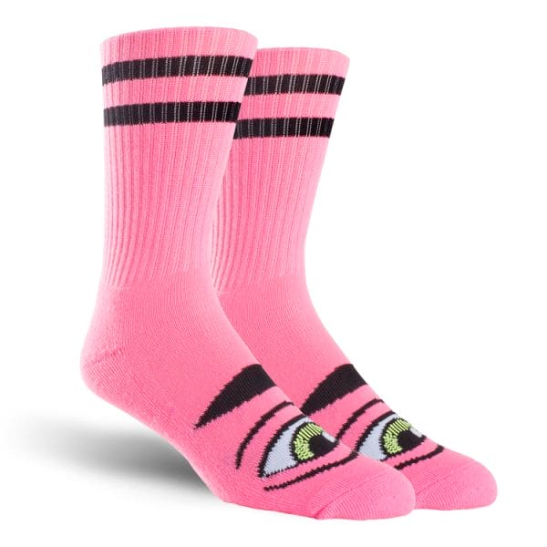 Socks Toy Machine Socks - Sect Eye Pink Toy Machine The Groove Skate Shop