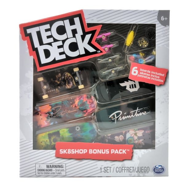 Fingerboard Tech Deck Sk8 Shop Bonus Pack- 6 Fingerboard Pack Tech Deck The Groove Skate Shop