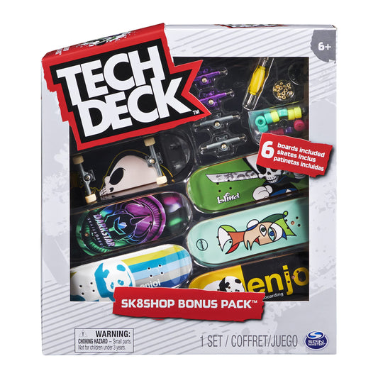 Fingerboard Tech Deck Sk8 Shop Bonus Pack- 6 Fingerboard Pack Tech Deck The Groove Skate Shop